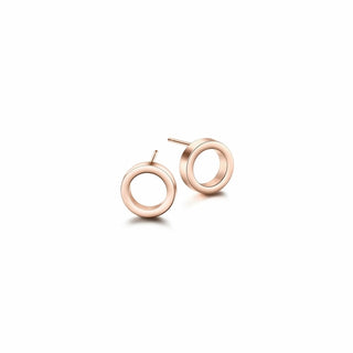 Oria Open Circle Stud Earrings