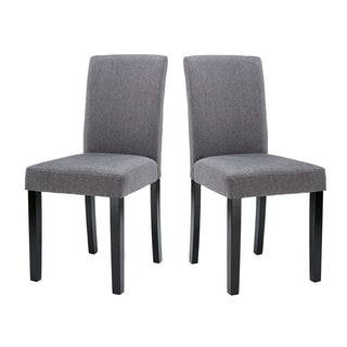 Fabric Dining Chairs Set of 2