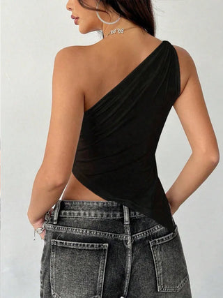Amelie One Shoulder Crop Top
