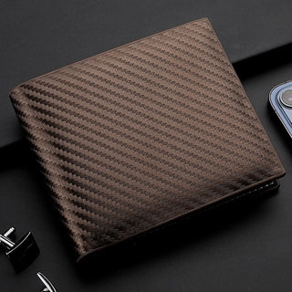 Carbon Fiber Short Wallet