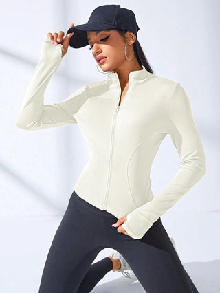 2024 New yoga coat short sports jacket women's fitness clothes