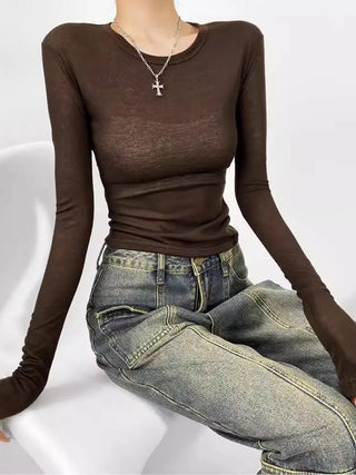 Cheyenne Semi Sheer Longsleeve Top