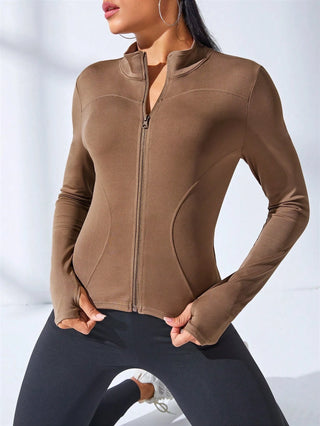 2024 New yoga coat short sports jacket women's fitness clothes