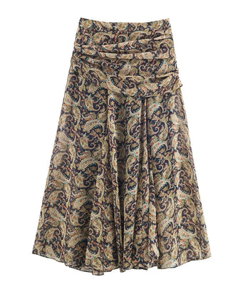 Midi Side Tie Skirt