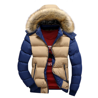 Two Tone Puffer Jacket