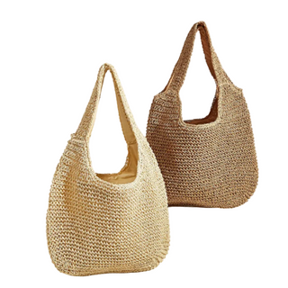 Shoulder Wicker Tote