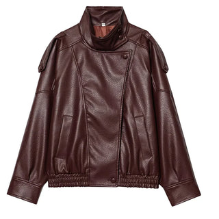 Lennox Oversized Faux Leather Jacket