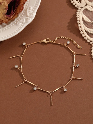 Summer Bohemia Crystal Cubic Zirconia Anklet