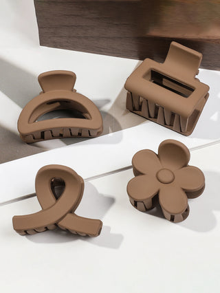 Flower Hair Claw Clips