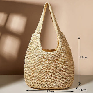 Shoulder Wicker Tote