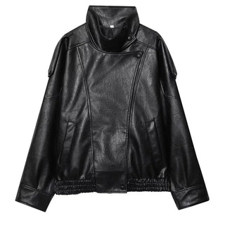 Lennox Oversized Faux Leather Jacket