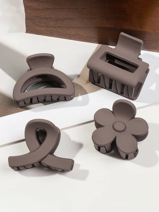 Flower Hair Claw Clips