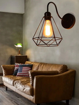 Wire Cage Wall Sconce
