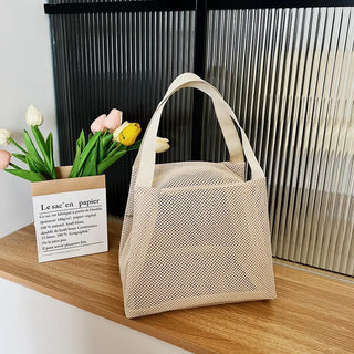 Portable Mesh Cosmetic Bag