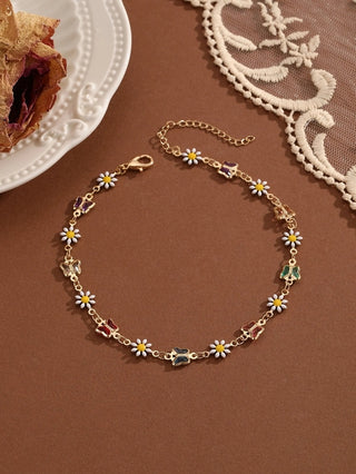 Summer Bohemia Crystal Cubic Zirconia Anklet