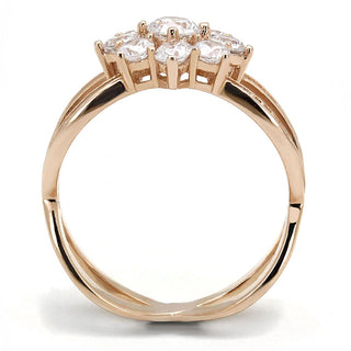 Rose Gold 925 Sterling Silver Ring [AAA Grade CZ]