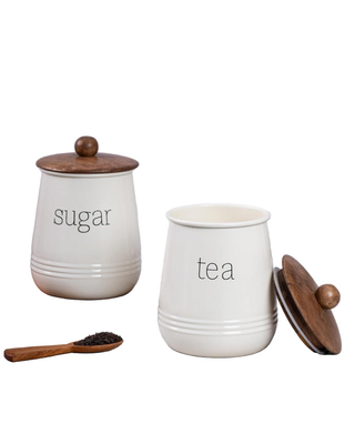 Tea and Sugar Jar Set