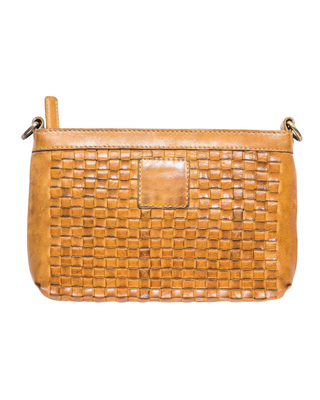 Washed Leather Crossbody Bag