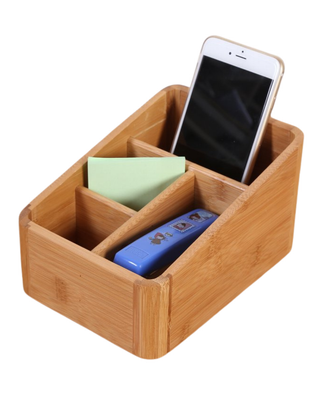 Office Bamboo Storage Box