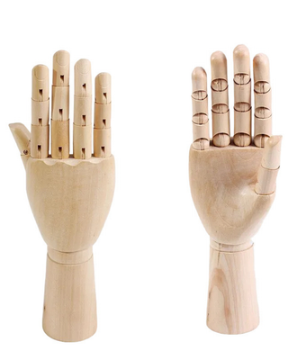 Wooden Hand Decor