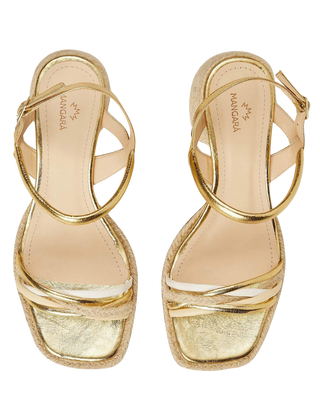 Block Heel Strappy Sandals