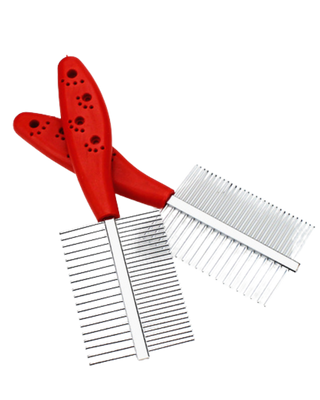 Double-Row Pet Grooming Comb