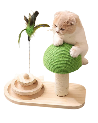 Cat Tree Scratching Post with Toy