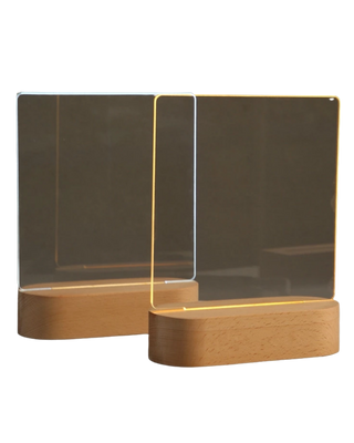 Wood Table Lamp Night Light