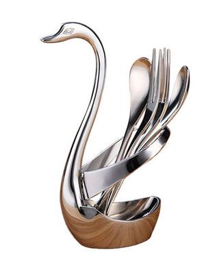 Swan Cutlery Holder