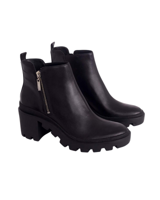 Goat Leather Ankle Boots