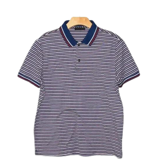 Prada Striped Polo Shirt