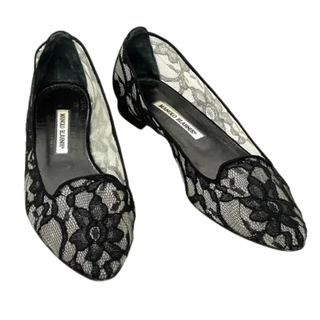 Manolo Blahnik Lace Flats