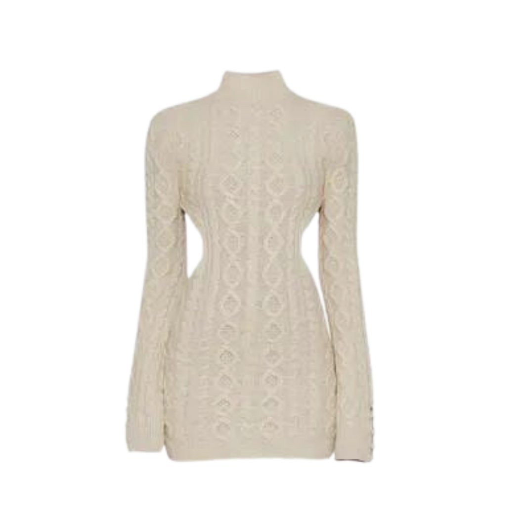 DG Backless Cable Knit Dress