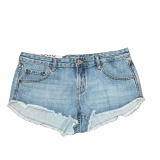 BDG Low Rise Frayed Denim Shorts