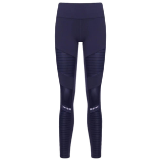 Alo Yoga Moto Leggings Mid Rise w/ Mesh