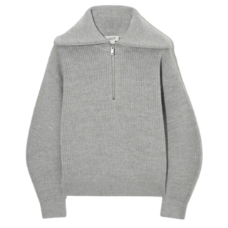 COS Half-Zip Pullover Sweater