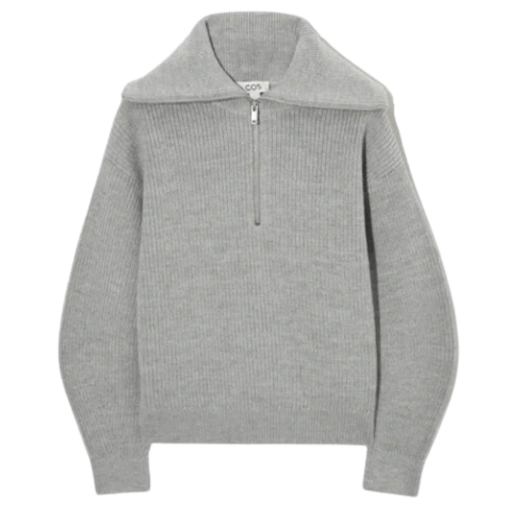 COS Half-Zip Pullover Sweater