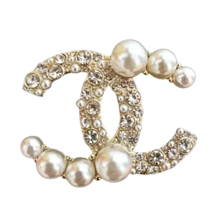 Chanel Pearl & Zircon Brooch