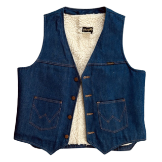 Wrangler Denim Sherpa Vest