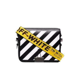 Off-White Binder Clip Stripe Mini CrossbodyBag