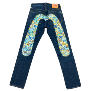 EVISU Diacock Denim Pants