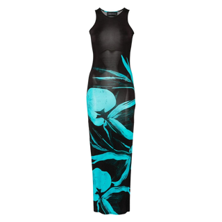 Louisa Ballou Breeze Printed Stretch Maxi Dress