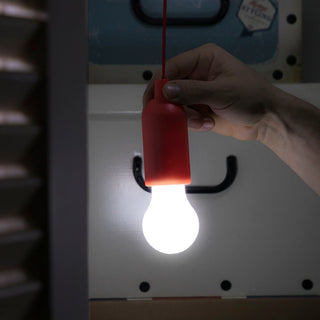 Portable LED Bulb with Pull-Cord Switch