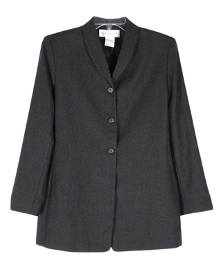 Jones NY Embroidered Jacquard Blazer