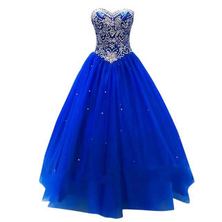 Crystal Prom Tulle Dress
