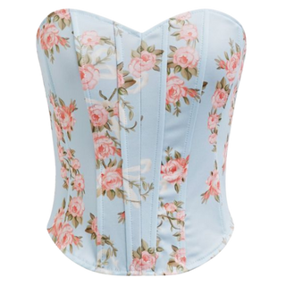 Blossom Sky Corset Crop Top