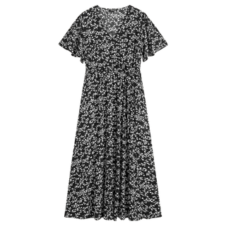 Bloomchic Ditsy Floral Pocket Split Maxi Dress