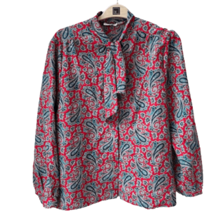 Alfred Dunner Vintage Paisley Button Up Blouse