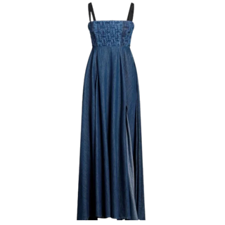 PINKO Maxi Fringed Evening Gown