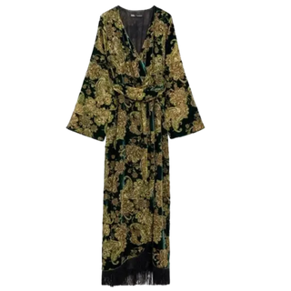 Zara Velvet Maxi Dress